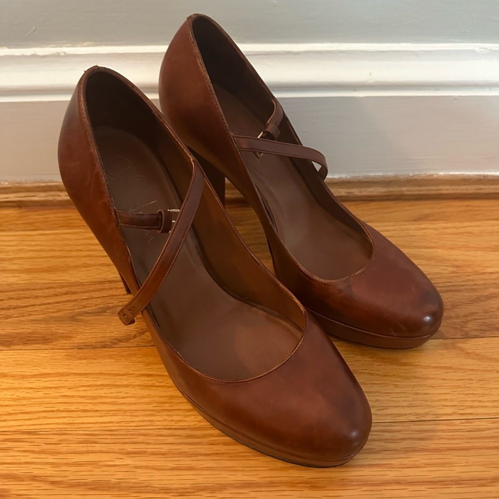 Cole Haan Brown Mary Jane Heels